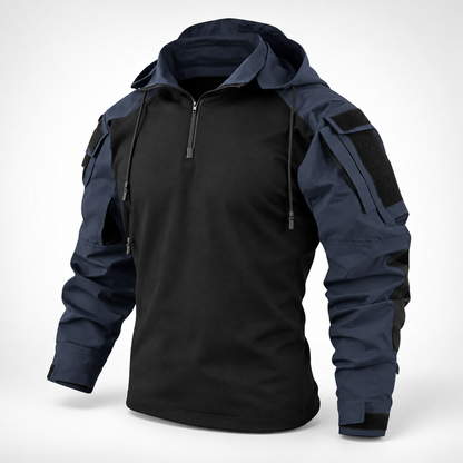 Water-Repellent Windproof Tactical Jacket for Men Outdoor Hiking Camping Everyday Wear Military Style Lightweight Polyester Coat