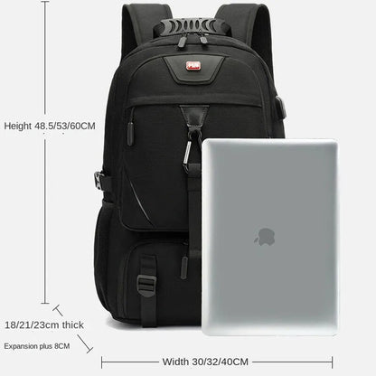 Explorer's Choice 50L to 80L Backpack with USB Charging and Laptop Compartment