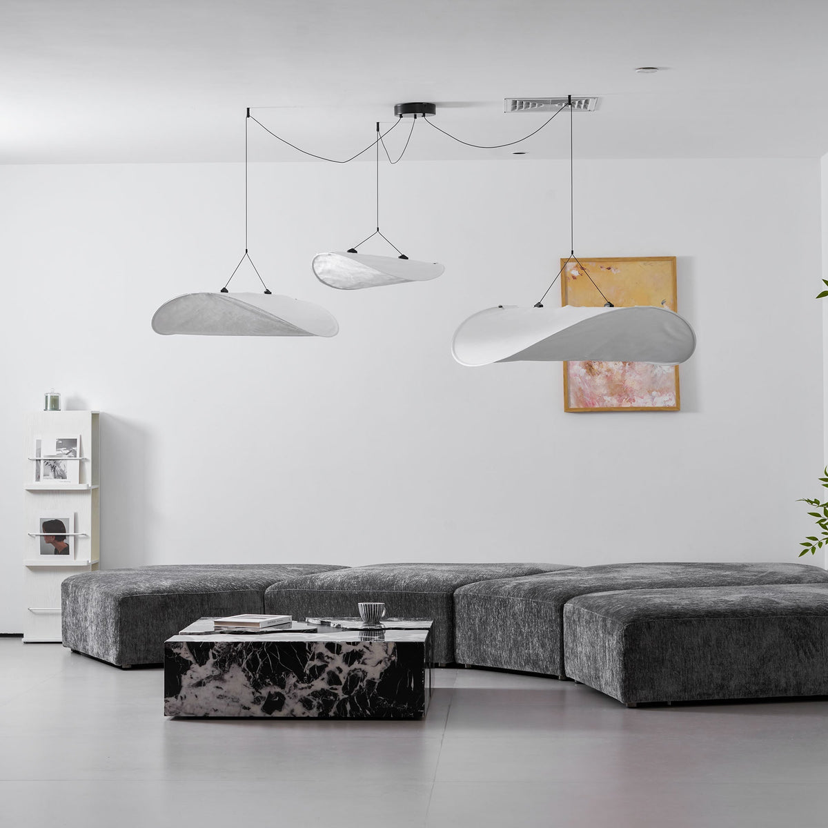 Oversized Paper Drum Shade Hanging Light Fixture Adjustable Height Contemporary Kitchen Island Chandelier Dining Room Ceiling Suspension Lam