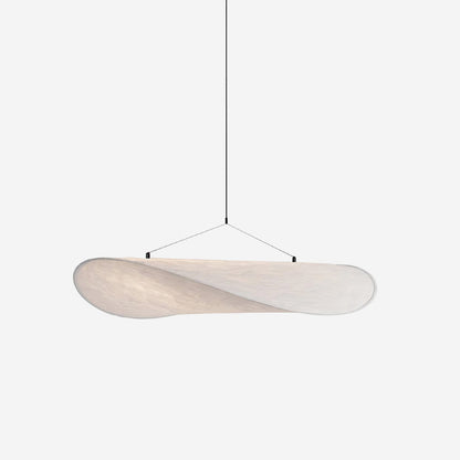 Cloud Paper Ceiling Fixture 24-Inch Hanging Lamp Modern Overhead Lighting for Dining Kitchen Living Room Adjustable Height LED