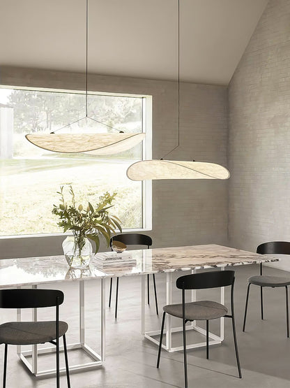 Oversized Paper Drum Shade Hanging Light Fixture Adjustable Height Contemporary Kitchen Island Chandelier Dining Room Ceiling Suspension Lam