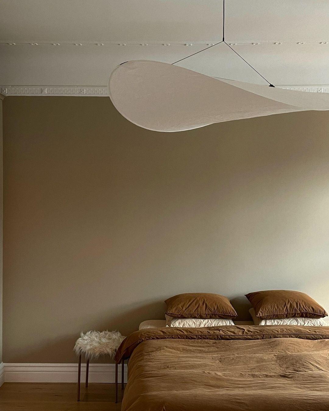 Oversized Paper Drum Shade Hanging Light Fixture Adjustable Height Contemporary Kitchen Island Chandelier Dining Room Ceiling Suspension Lam