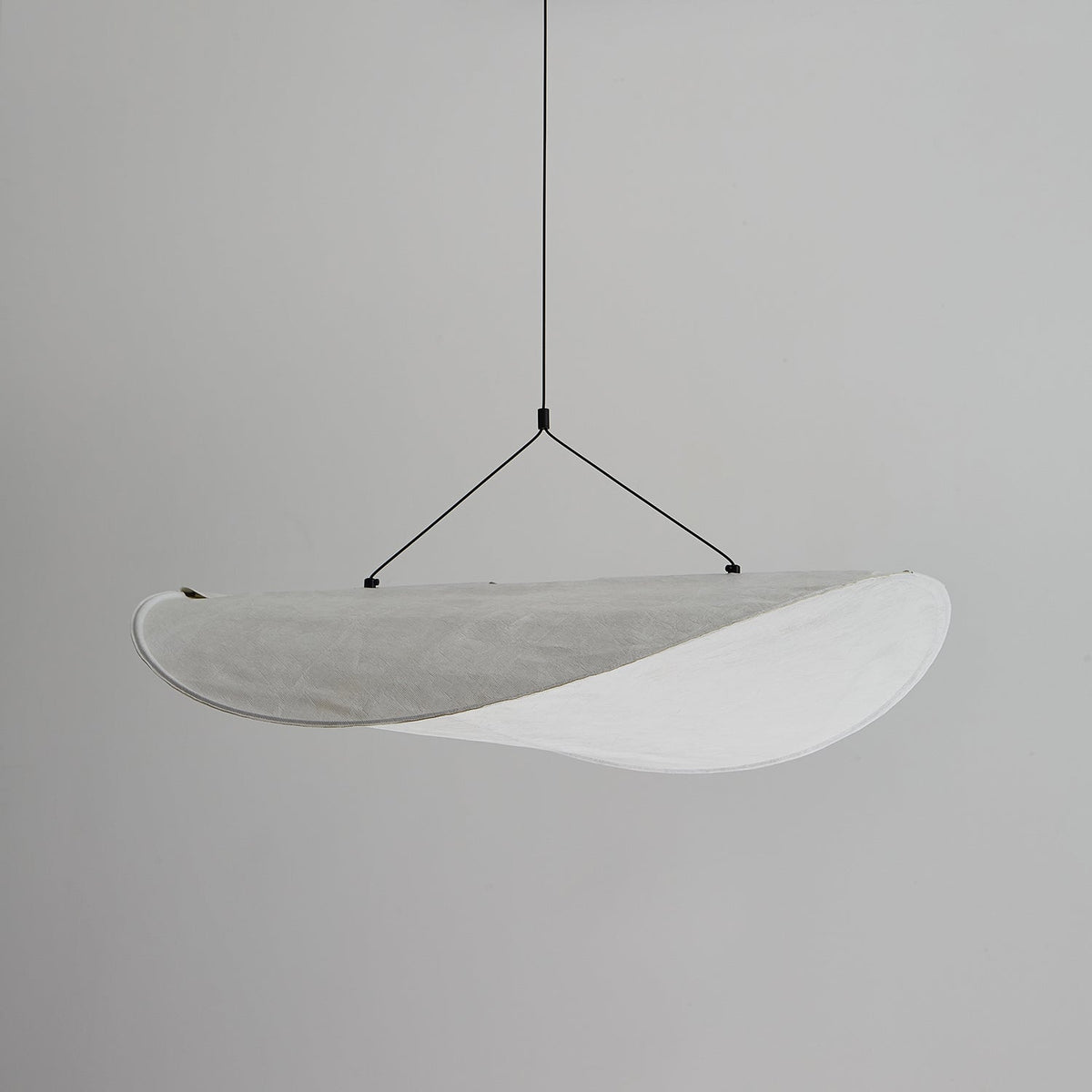 Cloud Paper Ceiling Fixture 24-Inch Hanging Lamp Modern Overhead Lighting for Dining Kitchen Living Room Adjustable Height LED