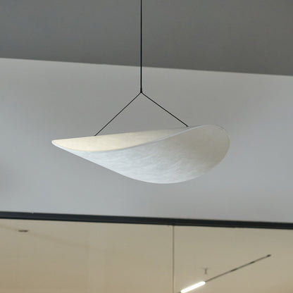 Cloud Paper Ceiling Fixture 24-Inch Hanging Lamp Modern Overhead Lighting for Dining Kitchen Living Room Adjustable Height LED