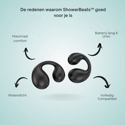 Waterproof Wireless Earbuds for Shower Swimming Exercise Bluetooth In-Ear Headphones 6-Hour Battery Music Listening