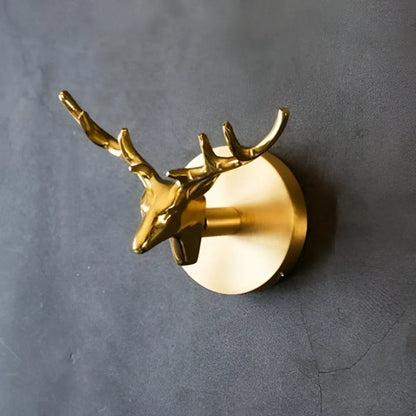 Solid Brass Animal Wall Hook Gold Finish for Coats Hats Bags – Bird Deer Dragonfly Flower Goldfish Rose Decorative Hardware Entryway Bedroom