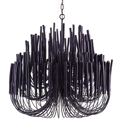 Layered Stick Pendant Light Fixture Metal Construction Adjustable Height Dining Room Entryway Foyer Modern Overhead Illumination Statement P