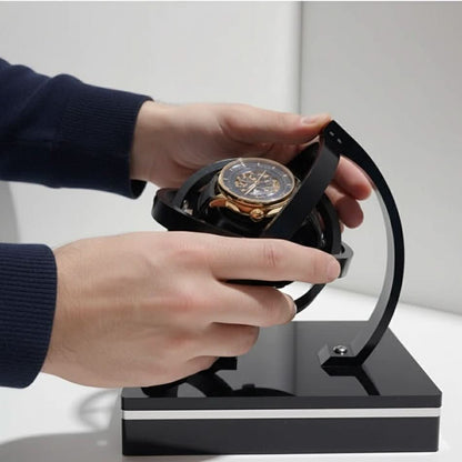 LUXWINDER – Automatic Watch Winder Box Quiet Motor Display Case