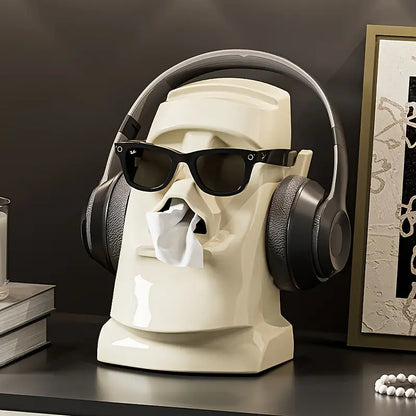 Moai Box™ - Tissue & Storage Accent