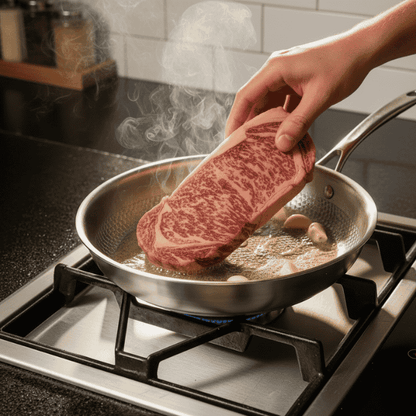 STEELARA – Titanium Frying Pan Scratch Resistant Nonstick Cookware