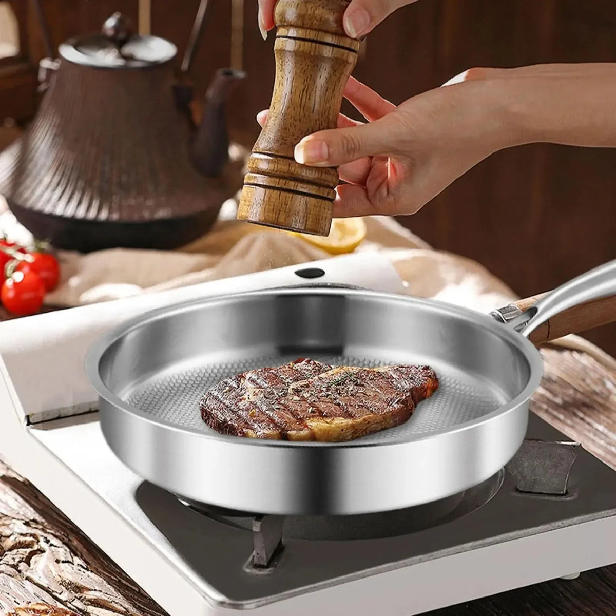 STEAKFLOW – Nonstick Steak Frying Pan for Everyday Cooking