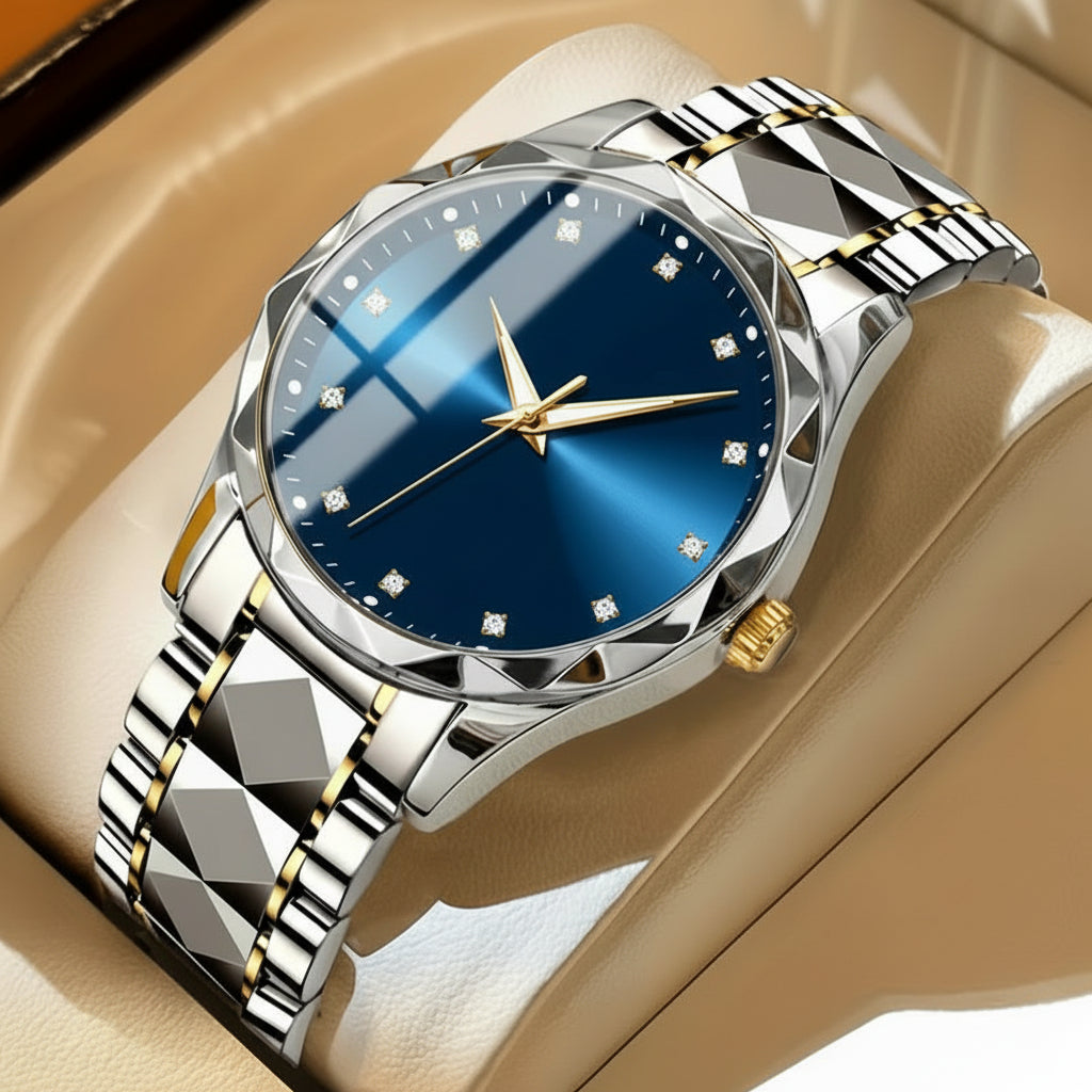 Titanium Sports Watch | Multifunction Chronograph with Dual Display | Durable Design for Everyday Performance