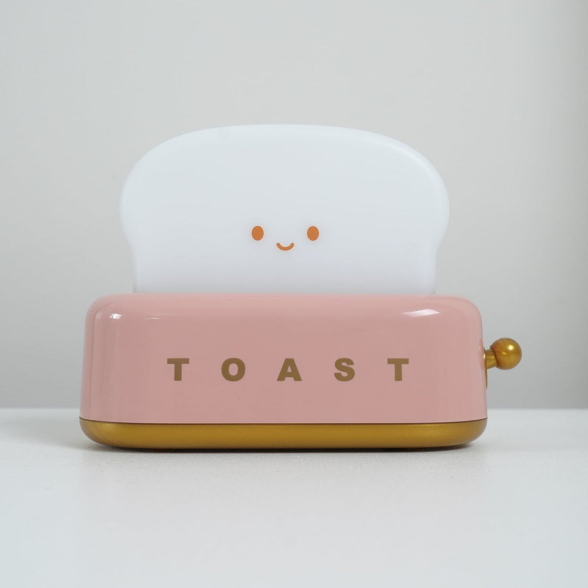 USB-Powered Toaster-Shaped LED Accent Light with Dimmer – 5.3 in Retro Desktop Lamp for Bedroom Nightstand Desk Office Dorm – Warm White Glo
