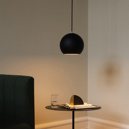 Overhead Drop Fixture for Countertops G9 Socket 8.3 × 7.5 Inch Metal Shade Single-Bulb Suspended Lamp Above Sink Bar Workspace Task Lighting
