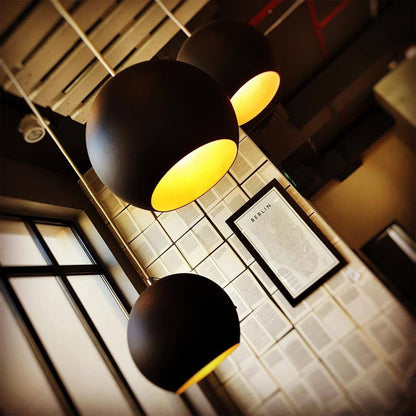 Overhead Drop Fixture for Countertops G9 Socket 8.3 × 7.5 Inch Metal Shade Single-Bulb Suspended Lamp Above Sink Bar Workspace Task Lighting