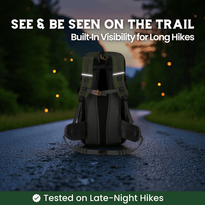 TrailPro | 50L Hiking Backpack with Breathable Back Support | Lightweight Camping Gear for Comfort and Organization