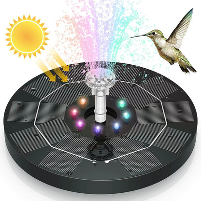 Tranquil Oasis | Solar-Powered Water Fountain with Adjustable Spray | Eco-Friendly Outdoor Decor