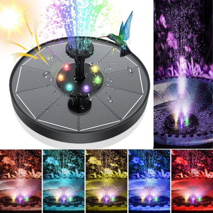 Tranquil Oasis | Solar-Powered Water Fountain with Adjustable Spray | Eco-Friendly Outdoor Decor