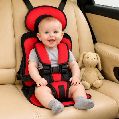 Booster Car Seat for Toddler, Portable Car Seat Booster with 5 Point Harness, Lightweight Foldable Booster Seat