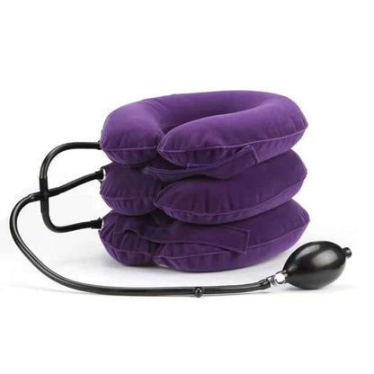 Travel Comfort | Inflatable Neck Pillow with 360° Support | Compact Design for Ultimate Relaxation