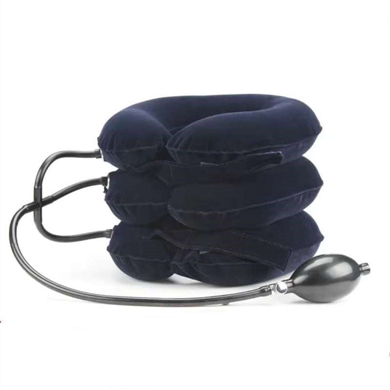 Travel Comfort | Inflatable Neck Pillow with 360° Support | Compact Design for Ultimate Relaxation