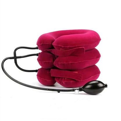 Travel Comfort | Inflatable Neck Pillow with 360° Support | Compact Design for Ultimate Relaxation