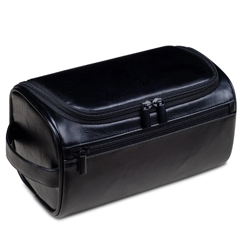 Travel Essentials | Premium Leather Toiletry Bag with Ample Storage | Stylish Organizer for Travelers