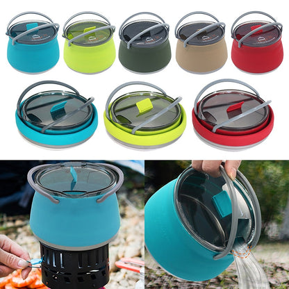 Travel Go | Camping Kettle with Durable Collapsible Design | Lightweight & Versatile for Outdoor Cooking