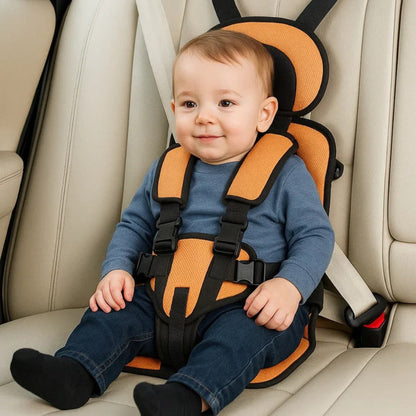 Portable Car Seat for Kids, Foldable Toddler Car Seat with 5 Point Harness, Lightweight Travel Car Seat for Taxi