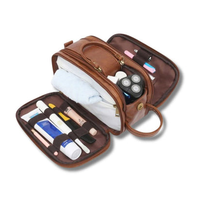 Travel Toiletry Bag with Waterproof Design & Multiple Compartments | Organized Dopp Kit for Easy Packing