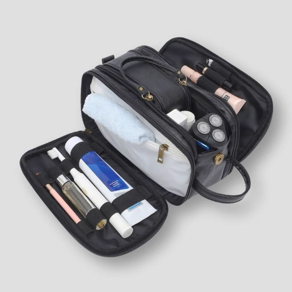 Travel Toiletry Bag with Waterproof Design & Multiple Compartments | Organized Dopp Kit for Easy Packing