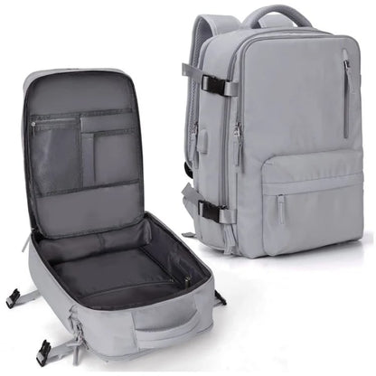 Travelliva | Women's Travel Backpack with Water-Resistant Design & USB Port | Anti-Theft Features for Secure Journeys