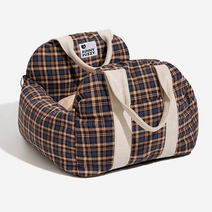 Travelpup | Dog Seat Bed with Adjustable Safety Straps | Comfortable and Secure Car Rides