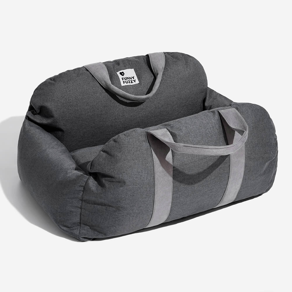 Travelpup | Dog Seat Bed with Adjustable Safety Straps | Comfortable and Secure Car Rides