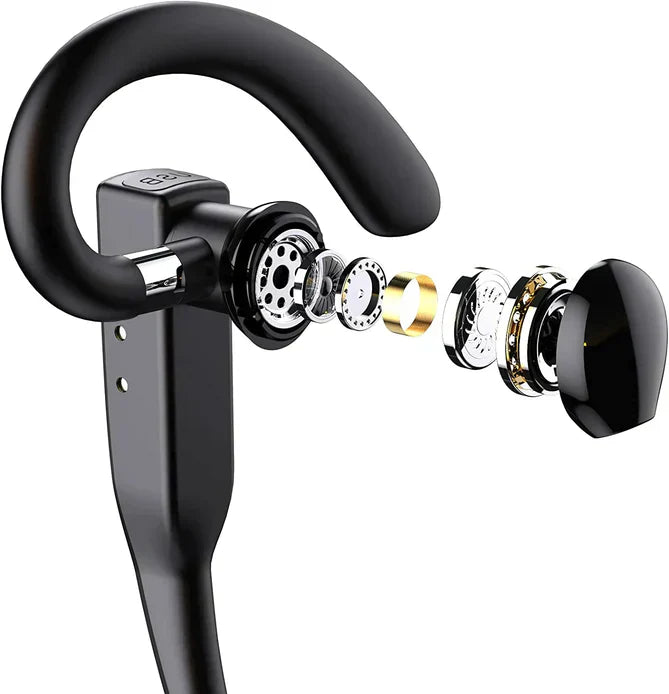 Wireless Headset Bluetooth 5.1 with Mic, Noise Cancelling Bluetooth Headset 20 to 25 Hour Talk Time, Phone Headset