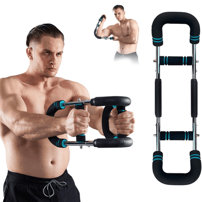 POWERFLEX – Adjustable Resistance Training Bar Arm Chest Strength Trainer