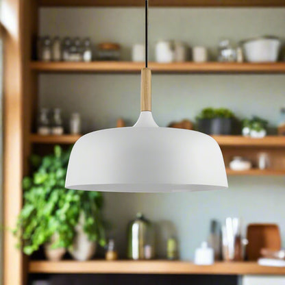 Industrial Drop Ceiling Light 13 Inch Metal Fixture Adjustable Height for Kitchen Island Dining Room Workspace Modern Minimalist Overhead Li