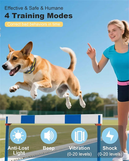 Ultimate Dog Training Collar | Waterproof Remote with Long-Range Control | Adjustable Features for Effective Training