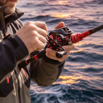 Fishing Rod and Reel Combo, Ultralight Carbon Rod with Spinning Reel, Fishing Pole for Freshwater and Saltwater