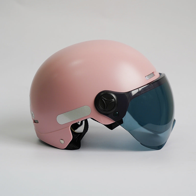 Ortekor Ultimate Motorcycle Helmet | Lightweight Open Face Design with UV Protection | All-Season Comfort for Riders