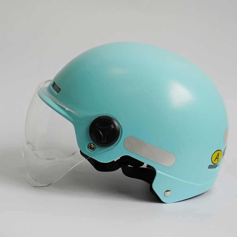 Ortekor Ultimate Motorcycle Helmet | Lightweight Open Face Design with UV Protection | All-Season Comfort for Riders
