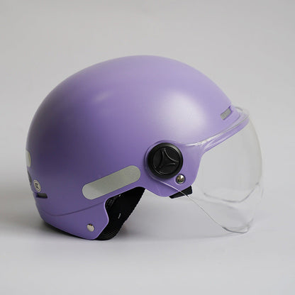 Ortekor Ultimate Motorcycle Helmet | Lightweight Open Face Design with UV Protection | All-Season Comfort for Riders