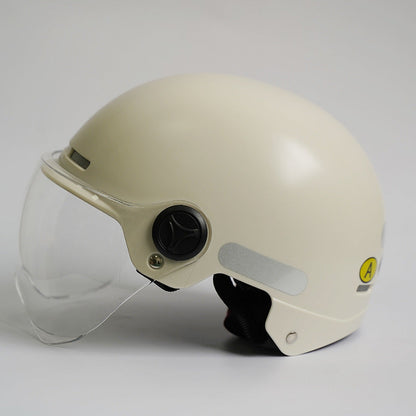 Ortekor Ultimate Motorcycle Helmet | Lightweight Open Face Design with UV Protection | All-Season Comfort for Riders