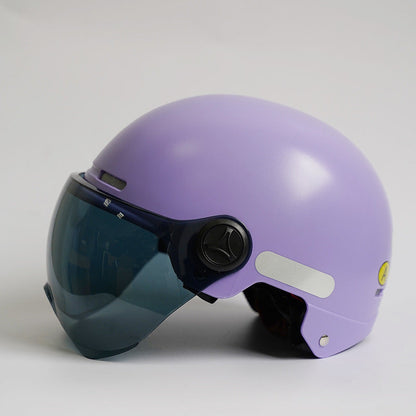 Ortekor Ultimate Motorcycle Helmet | Lightweight Open Face Design with UV Protection | All-Season Comfort for Riders
