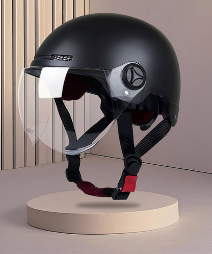 Ortekor Ultimate Motorcycle Helmet | Lightweight Open Face Design with UV Protection | All-Season Comfort for Riders