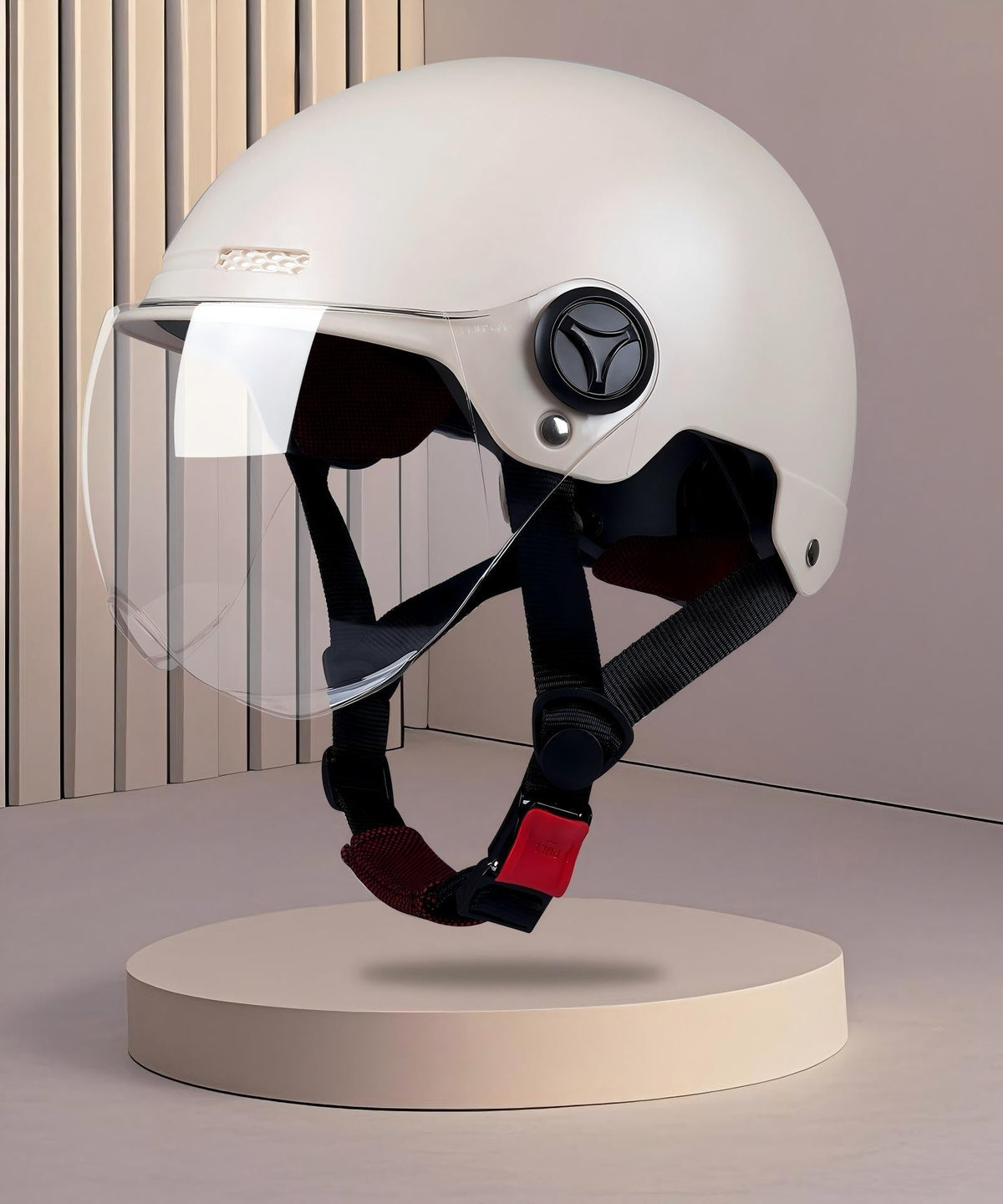 Ortekor Ultimate Motorcycle Helmet | Lightweight Open Face Design with UV Protection | All-Season Comfort for Riders