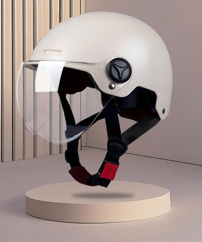 Ortekor Ultimate Motorcycle Helmet | Lightweight Open Face Design with UV Protection | All-Season Comfort for Riders