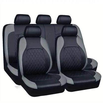 Ultimate Waterproof Car Seat Covers Set with Scratch Resistance | Full Protection for 5 Seats