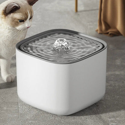 Ultra-Quiet 3L Pet Water Fountain with Adjustable Flow | Cat & Dog Drinking Solution for Healthy Hydration