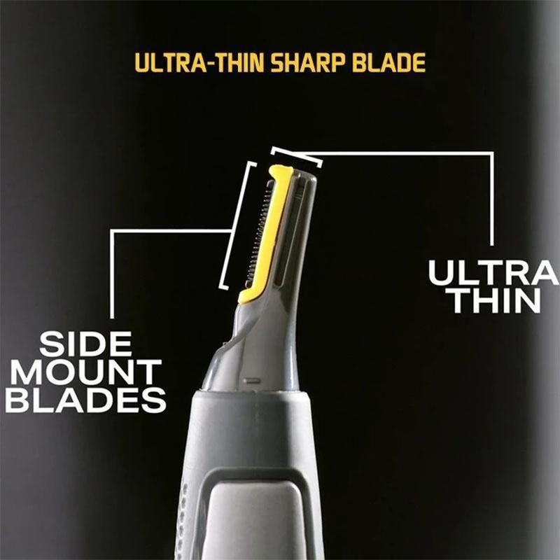 Beard Trimmer for Men, Nose Hair Trimmer with LED Light, Cordless Eyebrow Trimmer for Ear and Facial Hair